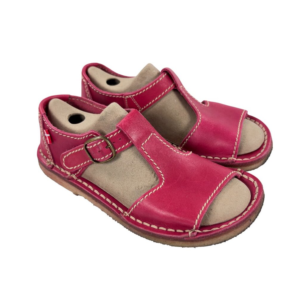 Duckfeet Samso Pink Leather Sandals Shoes Womens Size EU 40 - US 9.5